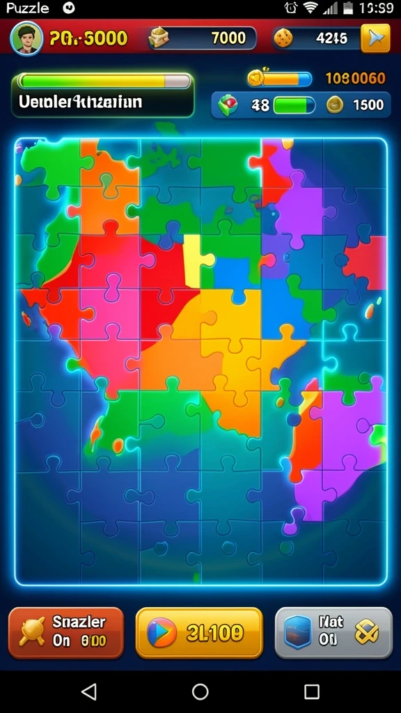 Tampilan awal game yang menarik dan penuh warna.