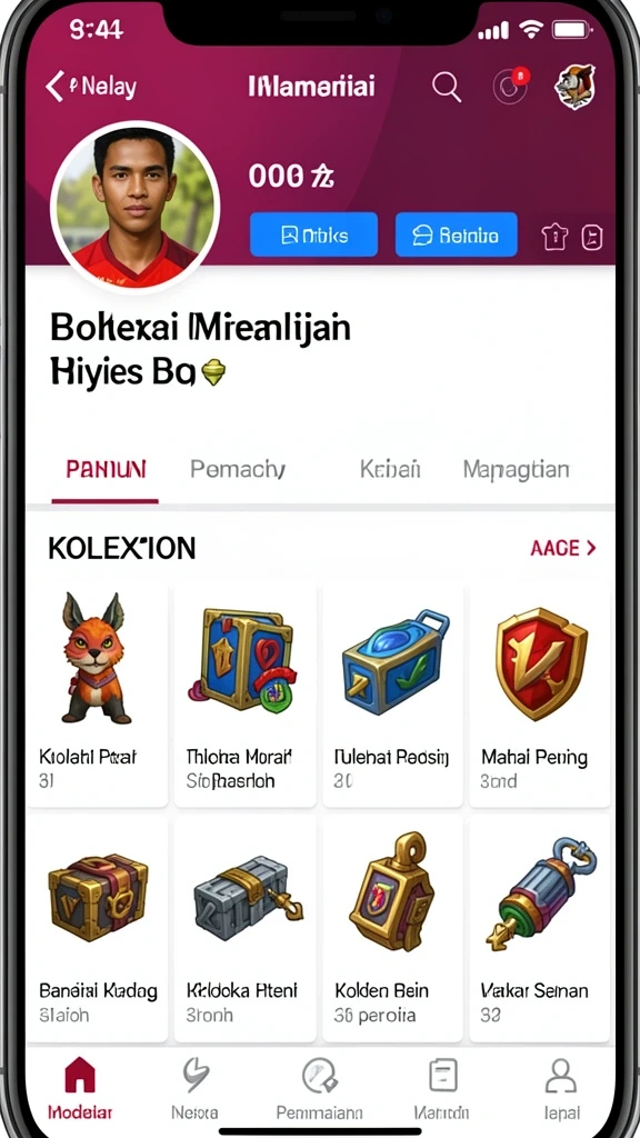 Fitur leaderboard untuk bersaing dengan pemain lain.