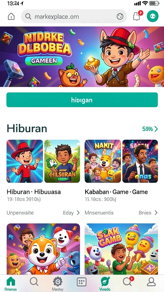 Tampilan antarmuka yang intuitif dan user-friendly.