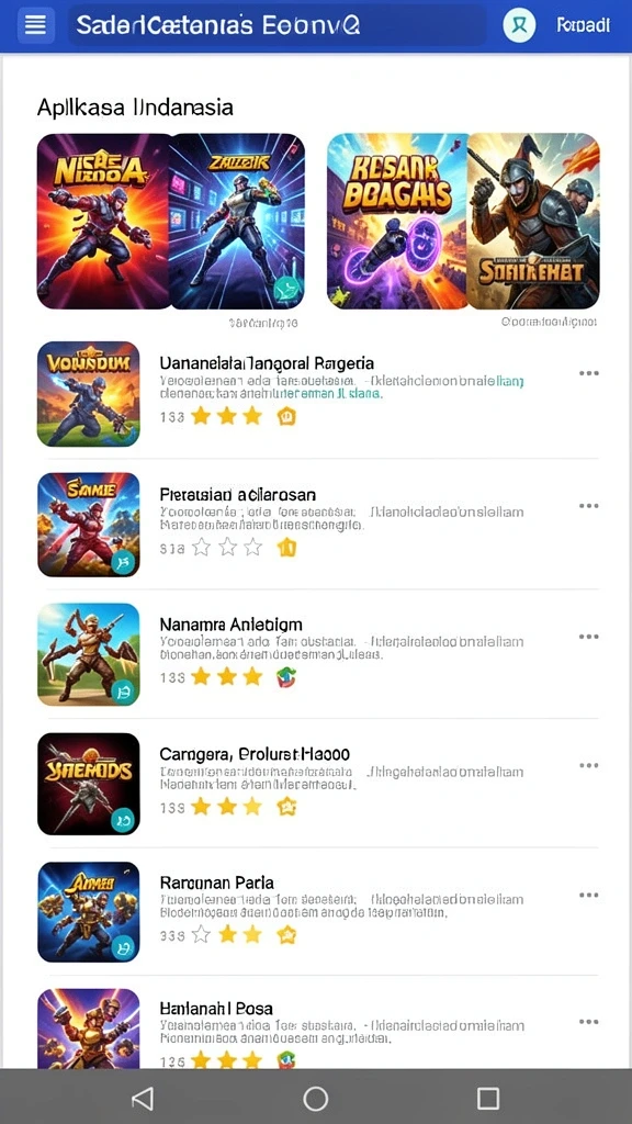 Beragam pilihan permainan slot yang tersedia.
