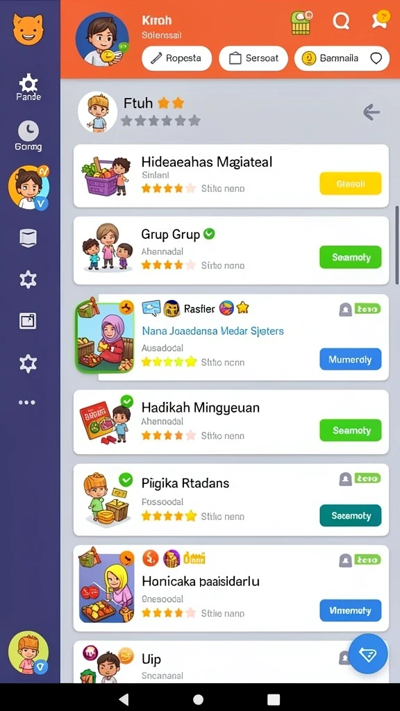 Sistem reward yang memotivasi setiap pemain.
