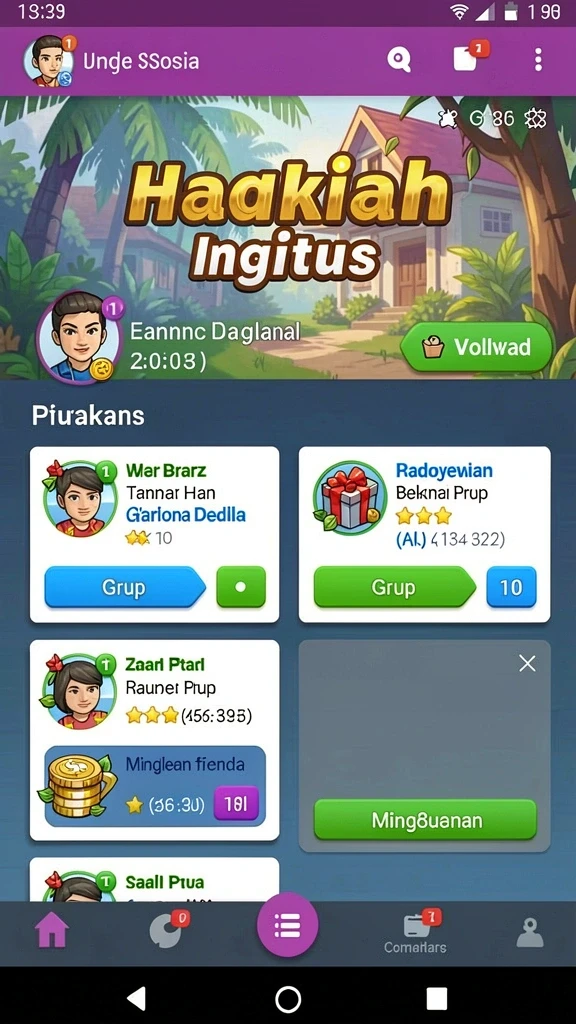 Tampilan antarmuka yang menarik dan mudah dinavigasi.