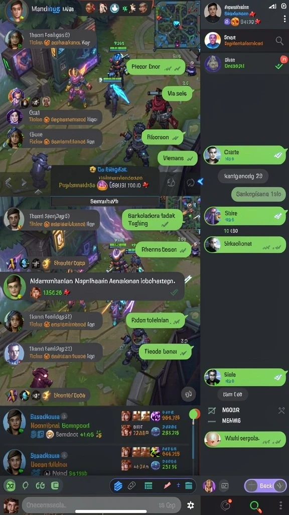 Gameplay seru saat menjelajahi dunia game.
