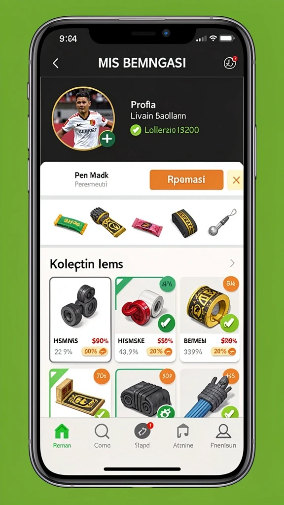 Karakter unik yang bisa dipilih sesuai selera.