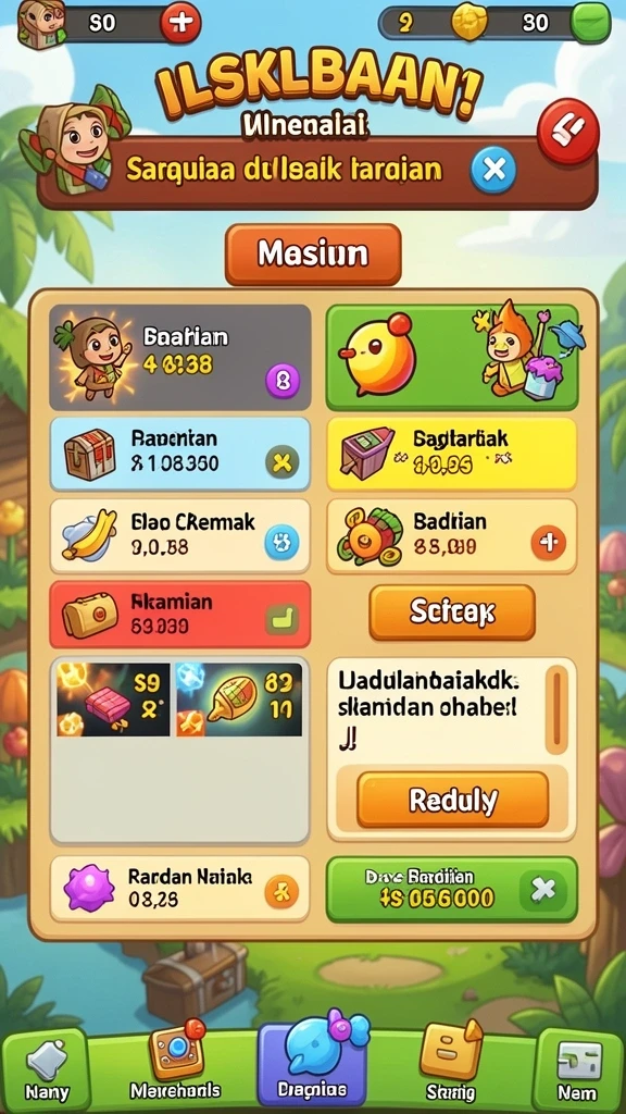 Mode permainan yang bervariasi dan menarik.