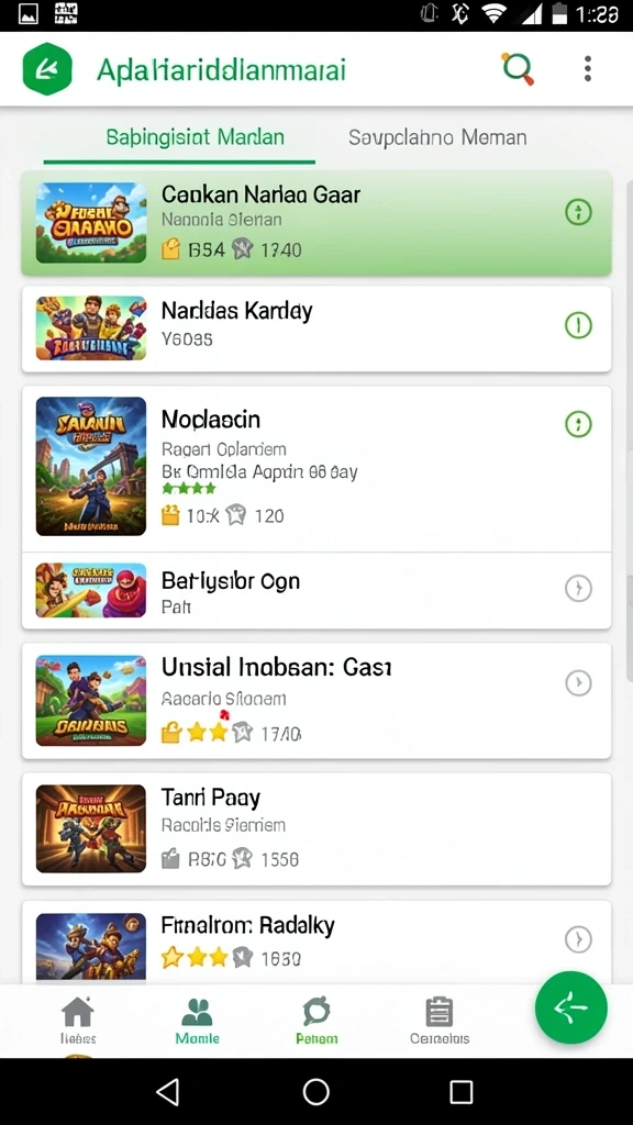 Tampilan antarmuka yang menarik dan modern.