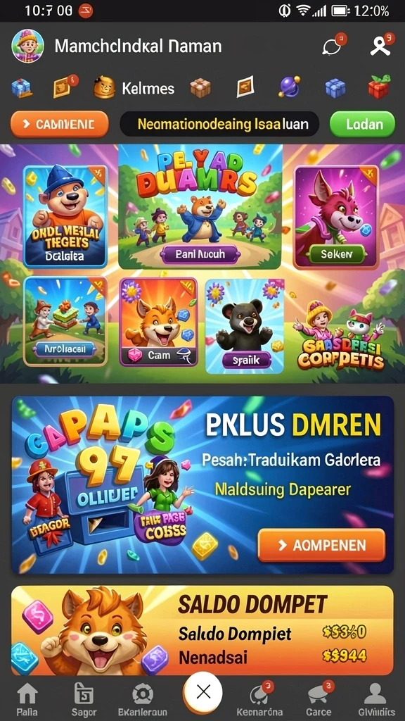 Tampilan antarmuka yang menarik dan user-friendly.