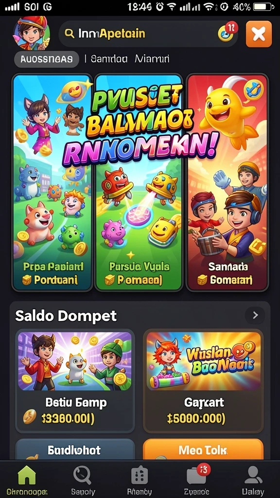 Berbagai mini games seru tersedia untuk dimainkan.