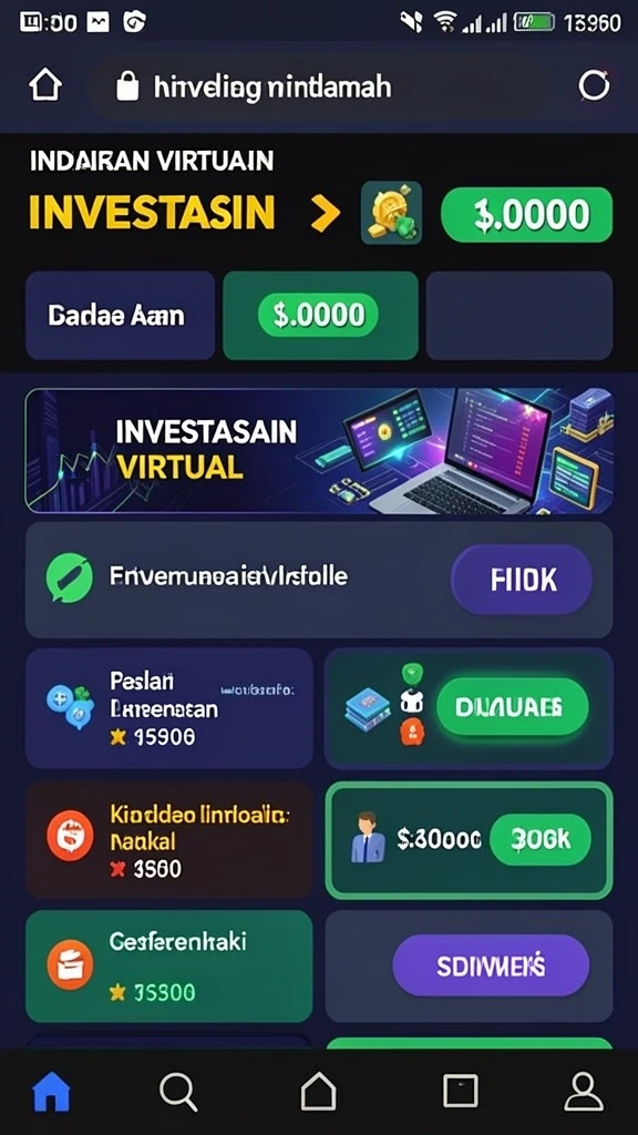 Screen gameplay yang menunjukkan aksi seru.