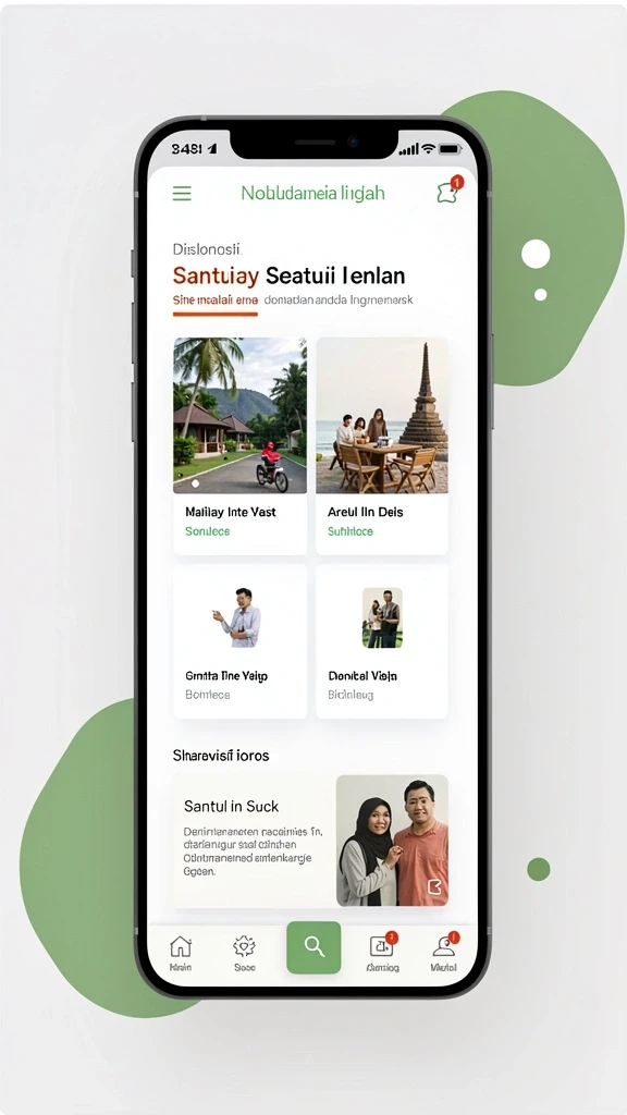 Screenshot menampilkan karakter utama menjelajahi Monas.