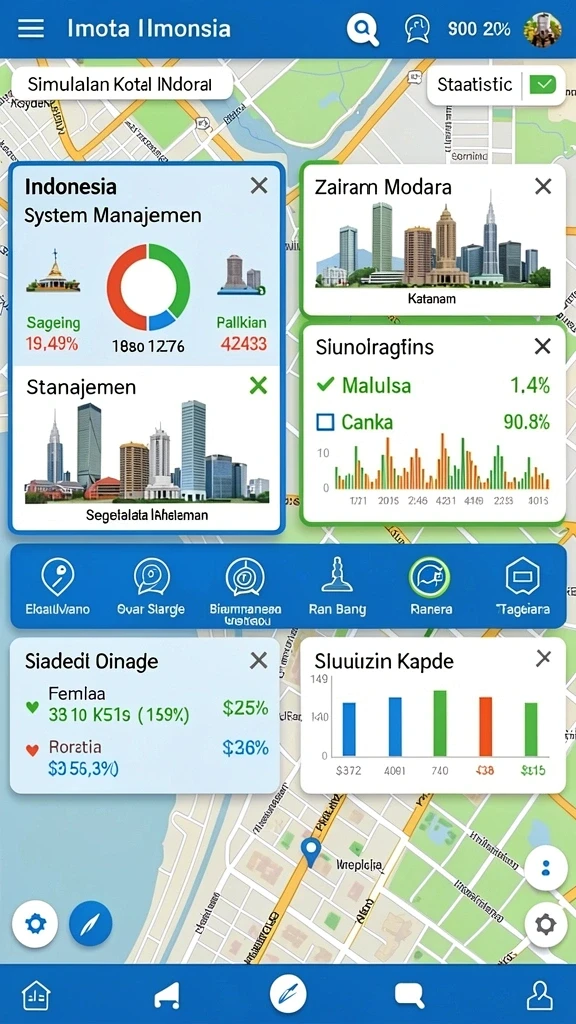 Tampilan antarmuka utama permainan LANGIT777 yang menawan.
