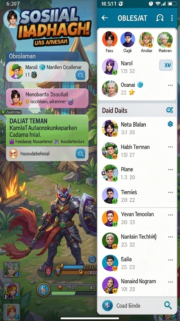 Fitur kompetisi online yang seru dan menantang.