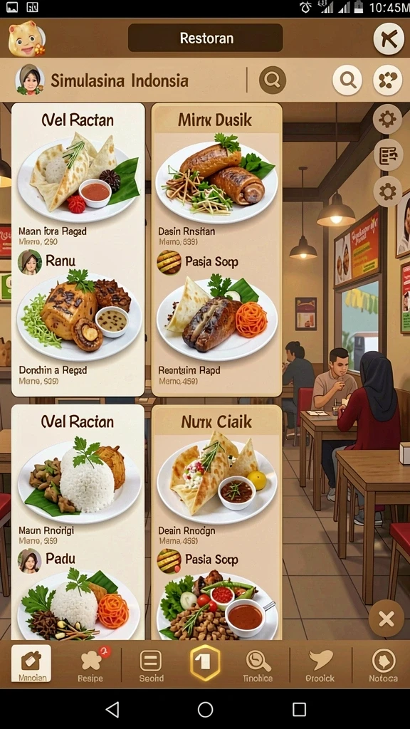 Tampilan antarmuka yang ramah pengguna.
