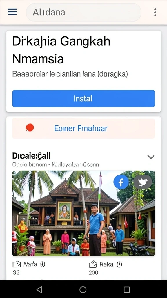 Tampilan antarmuka yang user-friendly.