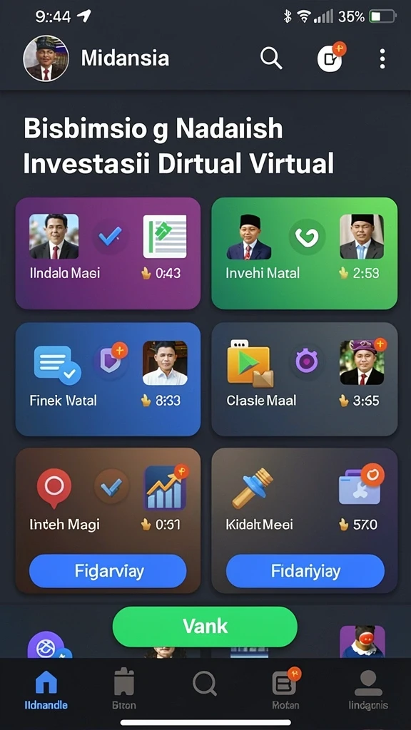 Karakter-karakter unik dengan desain memukau.