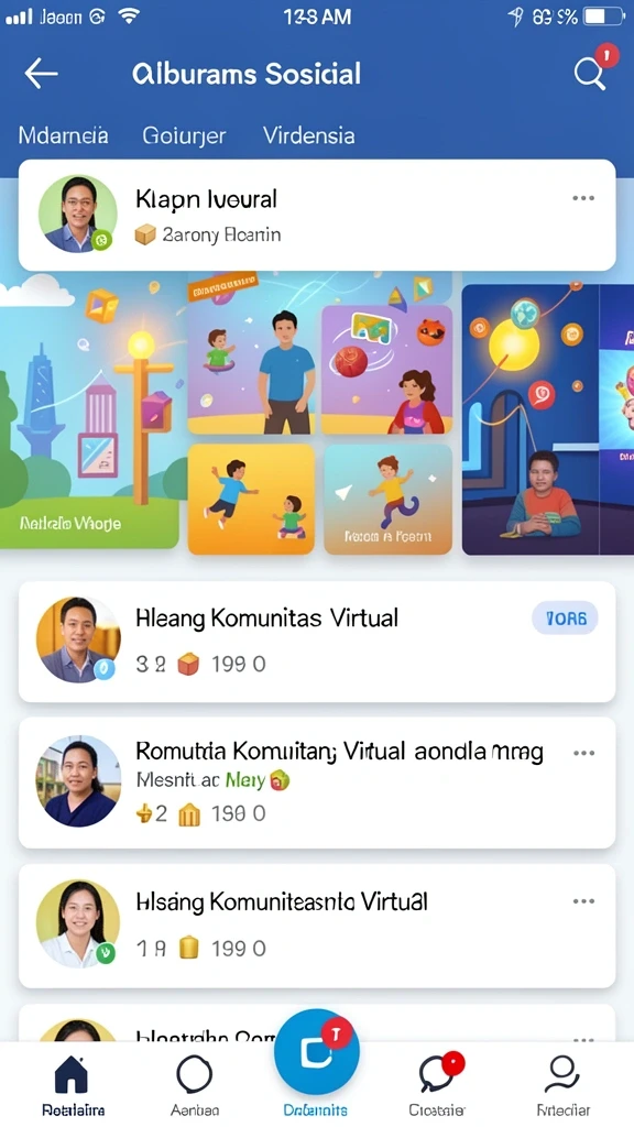Tampilan awal permainan yang menarik dan intuitif.