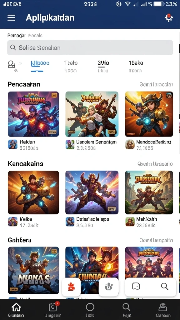 Tampilan antarmuka yang bersih dan modern.