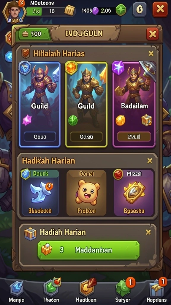 Screenshot memperlihatkan komunitas pemain yang aktif.
