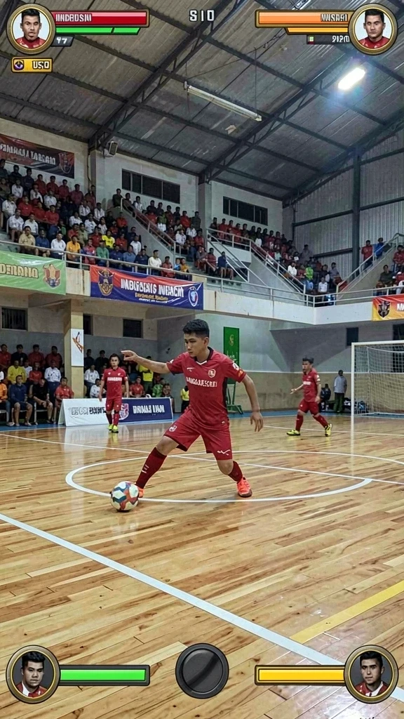 Tampilan level yang menantang dan beragam.