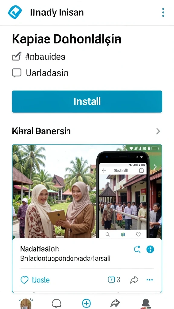 Tampilan antarmuka yang user-friendly.