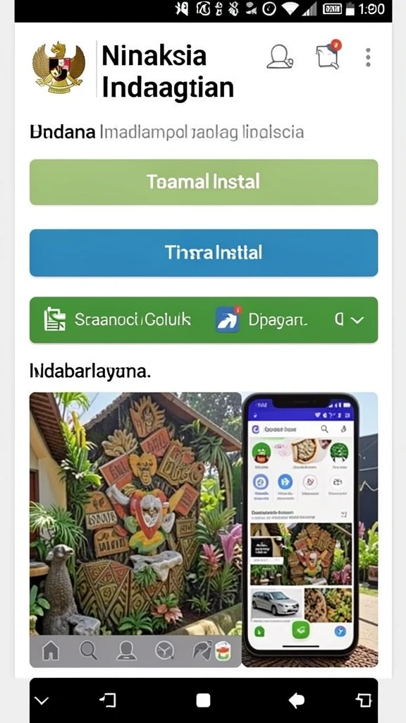 Tampilan strategi pertempuran yang mendebarkan.